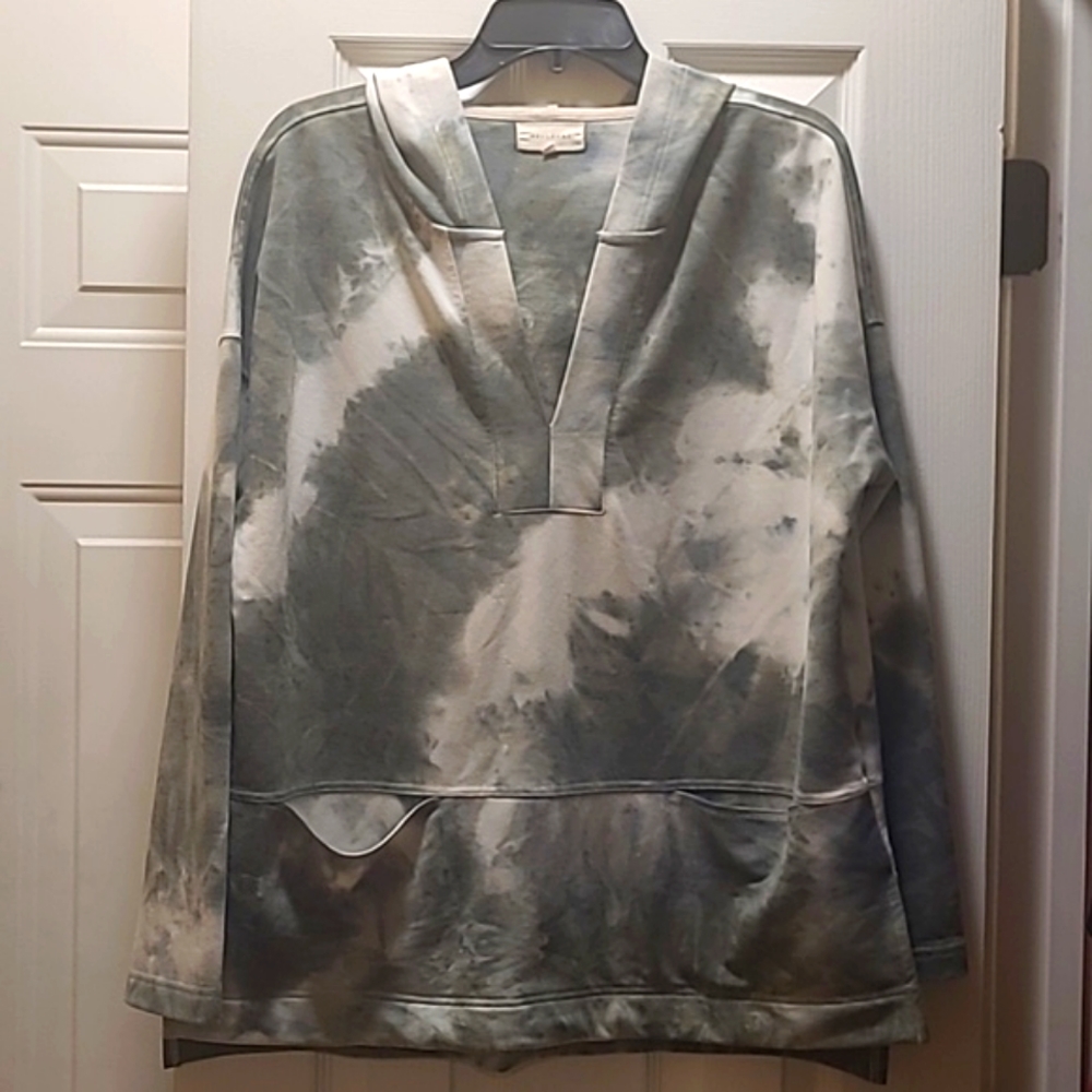 NWOT Mellowday Tie Dye Hooded Sweatshirt/Pullover Size L